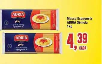 Rede Economia Massa Espaguete Adria Sêmola 1kg oferta