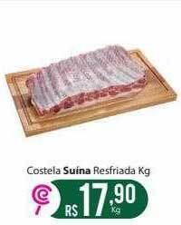 Costela suina resfriada