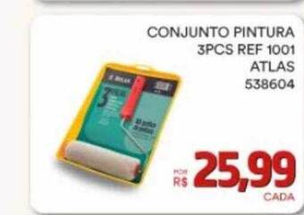 Conjunto pintura 3pcs ref 1001 atlas