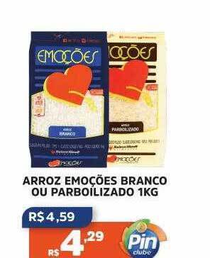 Pinheiro Supermercado Arroz emoções branco ou parboilizado oferta