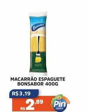 Macarrão espaguete bonsabor