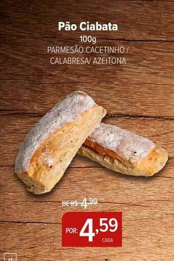 Perini Pão ciabata oferta