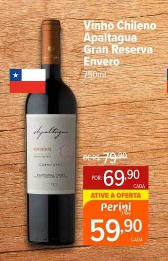 Perini Vinho chileno apaltagua gran reserva envero oferta