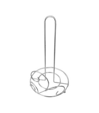 Freitas Varejo Porta rolo de papel toalha aramado prata útil bazar 29cm rf531 oferta