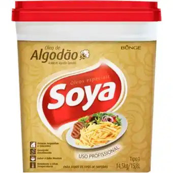 Atacadão Óleo de algodão fritura balde 14,5kg - soya oferta