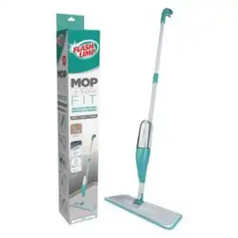 Mop spray com reservatório refil microfibra flash limp
