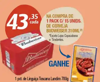 1 pct de Linguica Toscana Landim 700g