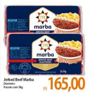Atacadão Jerked beef Marba 5kg oferta