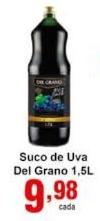 Rossi Supermercado Suco de Uva Del Grano 1.5L oferta