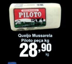 Rossi Supermercado Queijo Mussarela Piloto peca 1kg oferta
