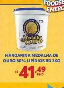 Atacadão Centro Sul Margarina medalha de ouro 80% lipídios bd oferta