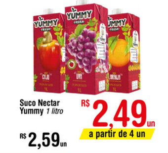 Fort Atacadista Suco Nectar Yummy 1L oferta