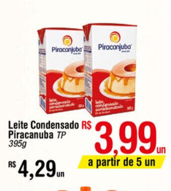 Fort Atacadista Leite Condensado Piracanjuba 395g oferta