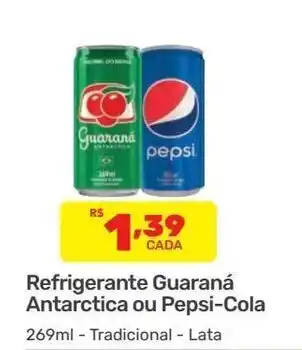 Supermercados Condor Refrigerante Guarana Antarctica ou Pepsi Coca 269ml oferta