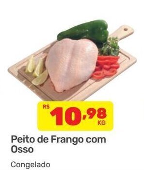 Supermercados Condor Peito de Frango com Osso oferta