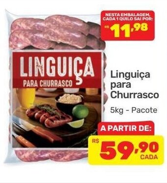 Supermercados Condor Linguica para Churrasco 5kg oferta