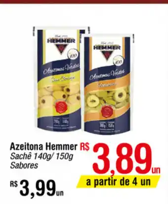 Fort Atacadista Azeitona Hemmer 140g/150g oferta