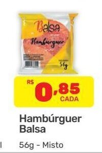Supermercados Condor Hamburguer Balsa 56g oferta