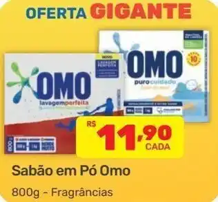 Supermercados Condor Sabao em po Omo 800g Frag oferta