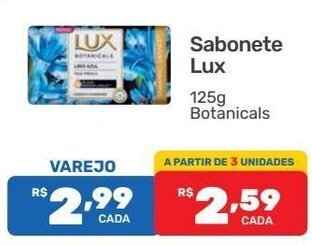 Supermercados Condor Sabonete Lux 125g oferta