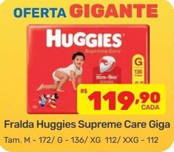 Supermercados Condor Fralda Huggies Supreme Care Giga oferta