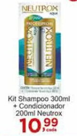 Rossi Supermercado Kit Shampoo 300ml + Condicionador 200ml Neutrox oferta