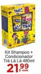 Rossi Supermercado Kit Shampoo + Condicionador Tralala 480ml oferta