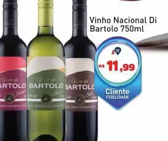 Tonin Superatacado Vinho nacional di bartolo 750ml oferta