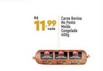 Supper Rissul Carne bovina no ponto moida congelada oferta