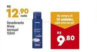 Supper Rissul Desodorante nivea aerossol oferta