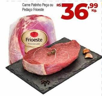 Brasão Supermercados Carne patinho peça ou pedaço frioeste oferta