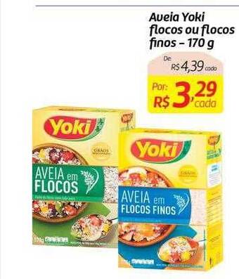 Comper Aveia yoki flocos ou flocos finos oferta