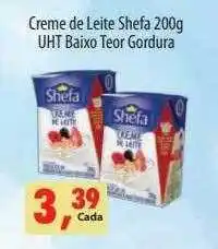 Creme de leite shefa uht baixo teor gordura