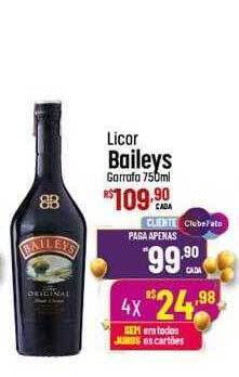 Muffato Licor baileys garrafa oferta