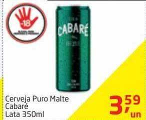 Tenda Atacado Cerveja puro malte cabaré oferta