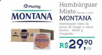 Tenda Atacado Hambúrguer misto montana oferta