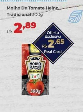 Villarreal Supermercados Molho de tomate heinz tradicional oferta