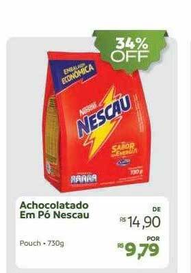 Hiperideal Supermercados Achocolatado em pó nescau oferta