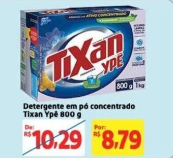 Extra Supermercado Detergente em po concentrado Tixan Ype 800g oferta