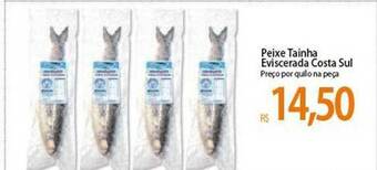 Peixe tainha eviscerada costa sul