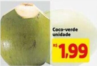Extra Supermercado Coco verde unidade oferta