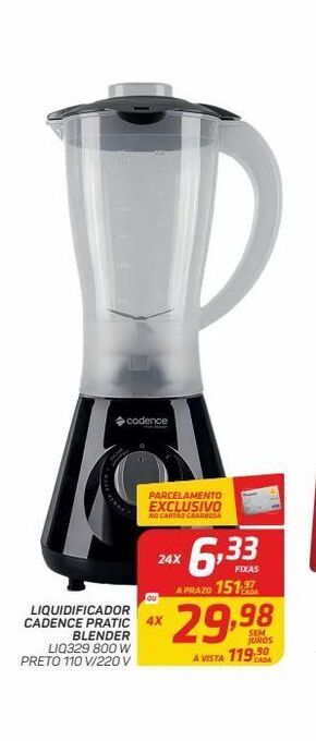 GBarbosa Liquidificador cadence pratic blender oferta