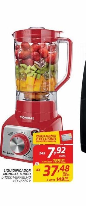 GBarbosa Liquidificador mondial turbo oferta
