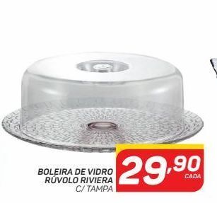 GBarbosa Boleira de vidro ruvolo riviera c/tampa oferta