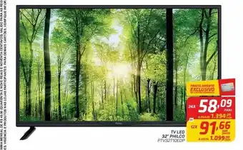 GBarbosa Tv led 32” philco ptv32t10edp oferta