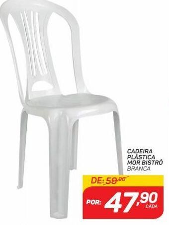 GBarbosa Cadeira plástica mor bistrô oferta