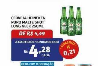 Bahamas Mix Cerveja heineken puro malte shot long neck oferta