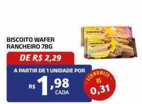 Bahamas Mix Biscoito wafer rancheiro oferta
