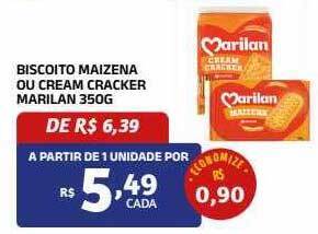 Bahamas Mix Biscoito maizena ou cream cracker marilan oferta