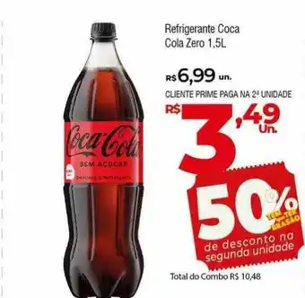 Brasão Supermercados Refrigerante coca cola zero oferta